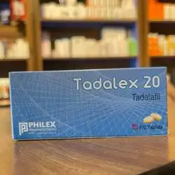 TADALEX 20MG TADALAFIL 5 F/C TABLETS