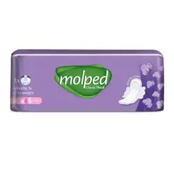 Molpied Classic Sanitary Pads, 8 Pack
