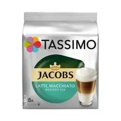 TASSIMO Jacobs Latte Macchiato Less Sweet – 16 Capsules
