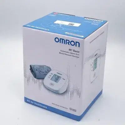 OMRON M1 Basic Automatic Upper Arm Blood Pressure Monitor, Blood Pressure Monitor for Home use, BP Machine with BP Cuff 22-32 cm, One Touch Measurement