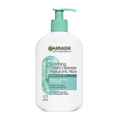 Garnier Skin Naturals Soothing Cream Cleanser Hyaluronic Aloe