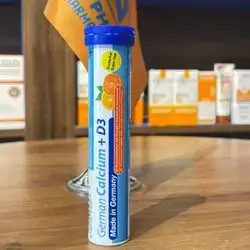 german calcium + d3 20 effervescent tablets with orange - grapefruit flavor