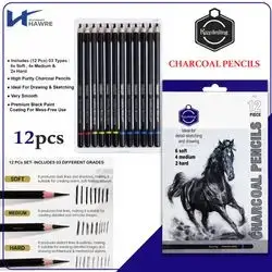 Charcoal Pencils-Keep Smiling