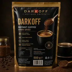 Darkoff instant coffee spray dried