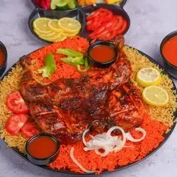Chicken Mansaf on Charcoal