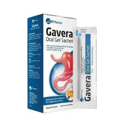 مكمل غذائي لتقليل الحموضة Gavera Oral Gel 30 Sachets