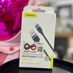 Foneng for ios(iphone) Cable charger / Metal Data Cable 1m