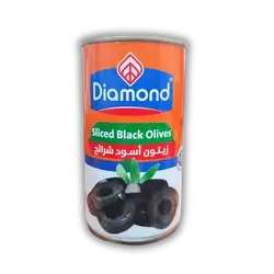 Diamond Black Olives, Sliced, 370g