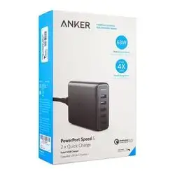 Purchase Anker Power Port 5-Port 63W USB Charger QC
