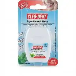 Cleo-Dent Tape Dental Floss Fresh Mint 30m
