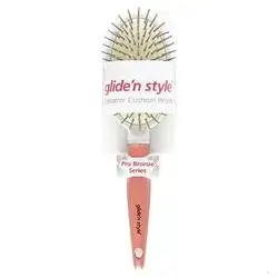 Glide’n style ceramic cushion brush pro bronze series