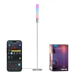 Govee RGBIC Cylinder Floor Lamp, LED Corner Floor Lamp with Wi-Fi App Control, Smart Lamp with 64+ Scenes - H6078202