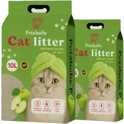 Petaholie Cat Green Apple Litter 20L