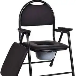 Leather toilet chair