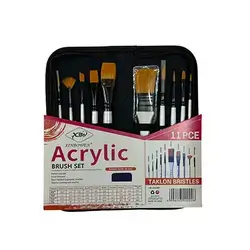 Acrylic Brush Set 11 Pce