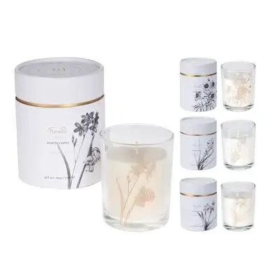 Candle Scented In Glass 3Ass