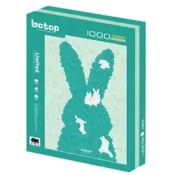Botop Puzzle 1000pcs Rabbit Mashup Green