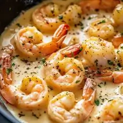 Shrimp With Alfredo Sauce