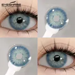 EYESHARE 1 Pair PATTAYA-BLUE Colored Contact Lenses