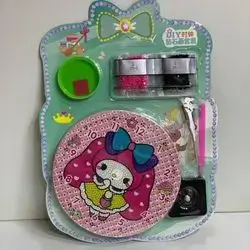 The Wall Clockassorted Prints Diy Diamond Art | Size 13.5X18Cm Gem Artcards With Point Pen, Mosaic Cartoons Craft Toys Kit As Birthday Return Gifts For Kids Of All Age Group