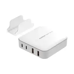 Momax 100W Dual USB-C & Dual USB Port Desktop Charger