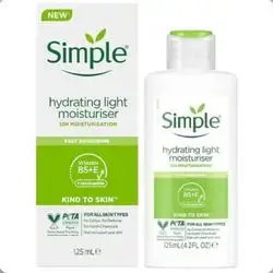 Simple hydrating light moisturizing cream