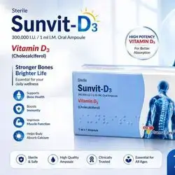 Sunvit-D3 300,000 IU Vitamin D3 Ampoule