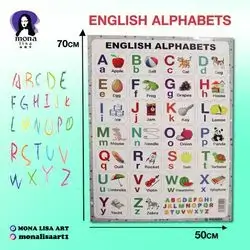 English Alphabets 70x50