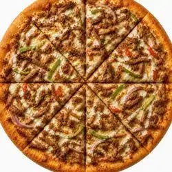 Meat And Vegetable Pizza