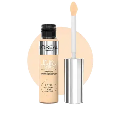 True Match Radiant Serum Concealer 1.5% Hyaluronic Acid + Caffeine 1R LIGHT 11ml _ L'OREAL PARIS