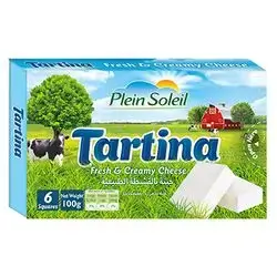 Tartina Fresh And Creamy Cheese 100 Gm 6 Pcs