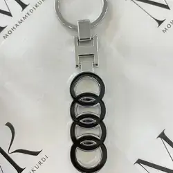 Metal Keychain – AUDI Logo ميدالية مفاتيح معدنية