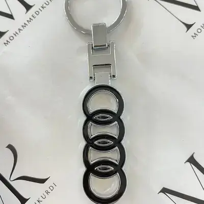 Metal Keychain – AUDI Logo ميدالية مفاتيح معدنية