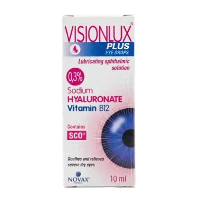 Visionlux Plus Eye Drops 10ml _ Novax