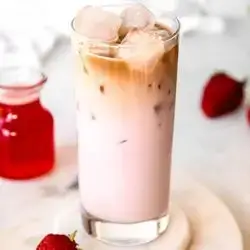 Strawberry Iced Latte