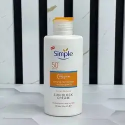 Simple Tinted Mineral Sun Block Cream SPF 50+