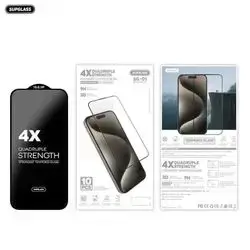 Supglass Strongest Tempered Clear Glass IP 15 Pro Max