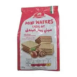 Carrefour Mini Wafers with Hazelnut Cream, 125g
