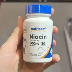 NUTRICOST Niacin vitamin B3 500mg (30 capsules)