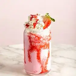 Strawberry & Coconut Milkshake