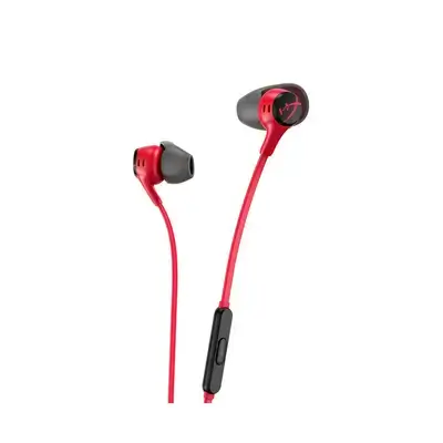 HyperX Cloud Earbuds II بە ڕەنگی سوور