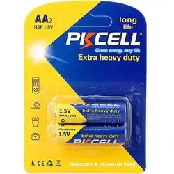 Battery / AA2 / PKCELL 1.5V / 2add