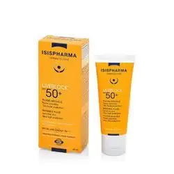 isispharma - uvblock spf50 tinted dry touch ultra-fluid