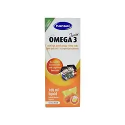 Hansal omega3 junior 200ml liquid honey-orang test