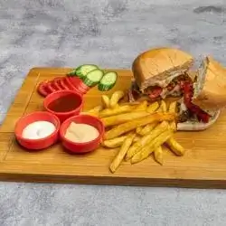 Double Beef Burger With Cheese