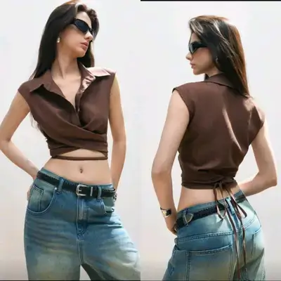 SHEIN LYSMO Brown Shirt - Small