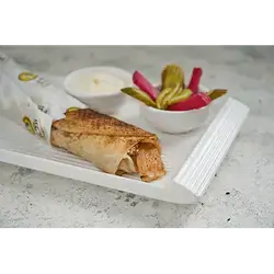 Chicken Shawarma Sandwich With Saj Bread