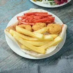 Potato & Falafel Sandwich