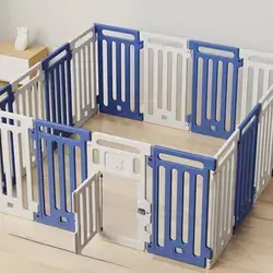 E389 Pet Fence (Thin & Light Version, 11 Panels + 1 Door)