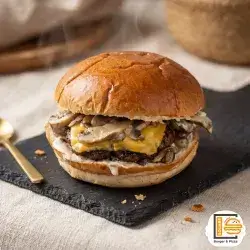 Swiss Mushroom Burger